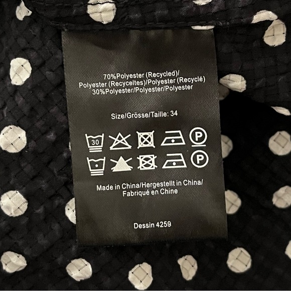 Baum und Pferdgarten Azalia Polka Dot Short Puff-Sleeve Shift Dress - EU Size 34 - Picture 6 of 8